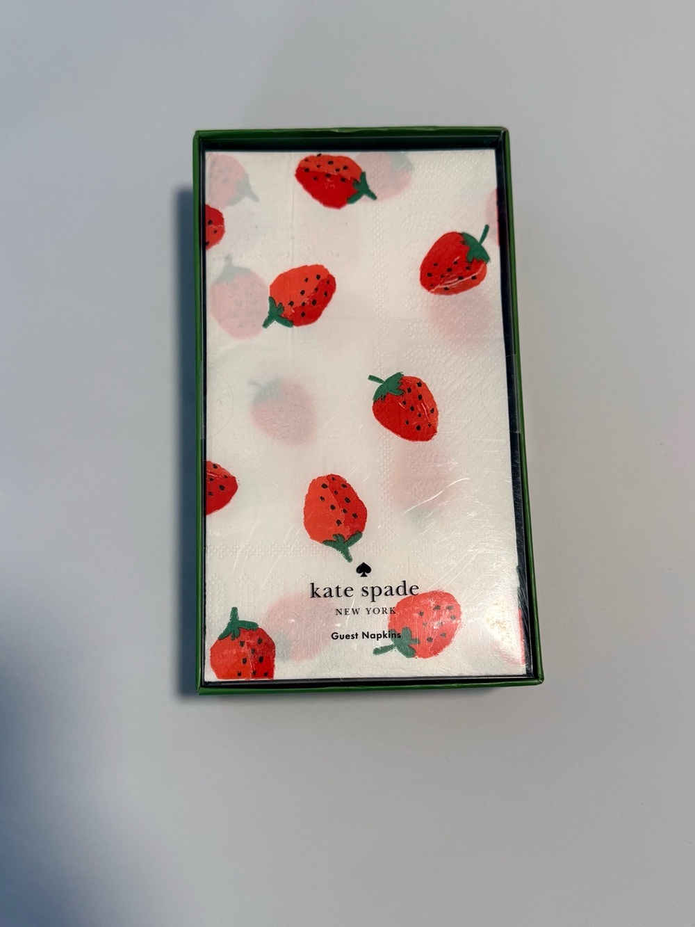 Kate Spade New York Strawberry Dinner Napkins | NWT